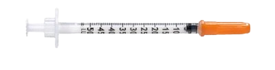 0.5ml (50 yksikköä) ruisku
